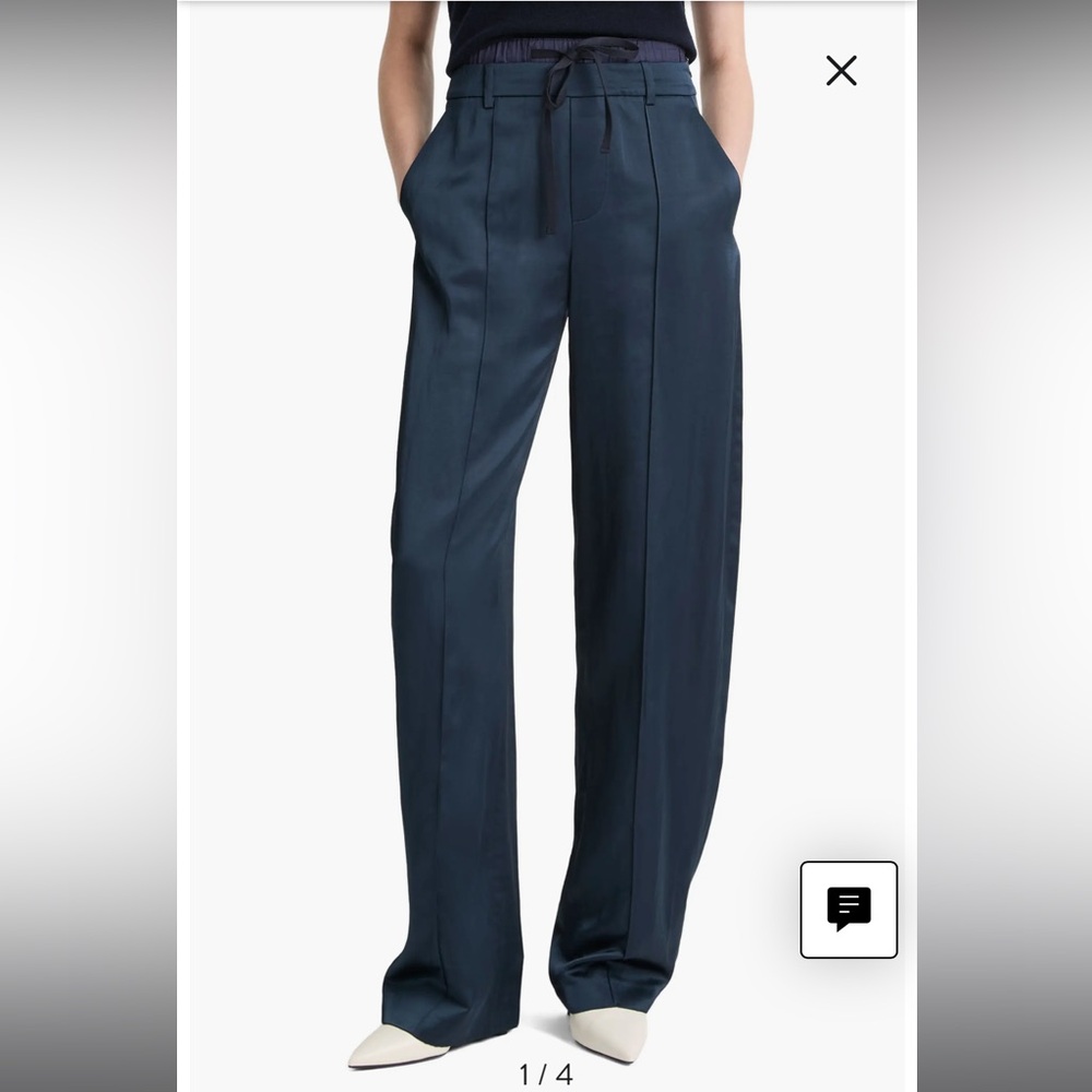 NWT Vince Double Waistband Pants in Coastal